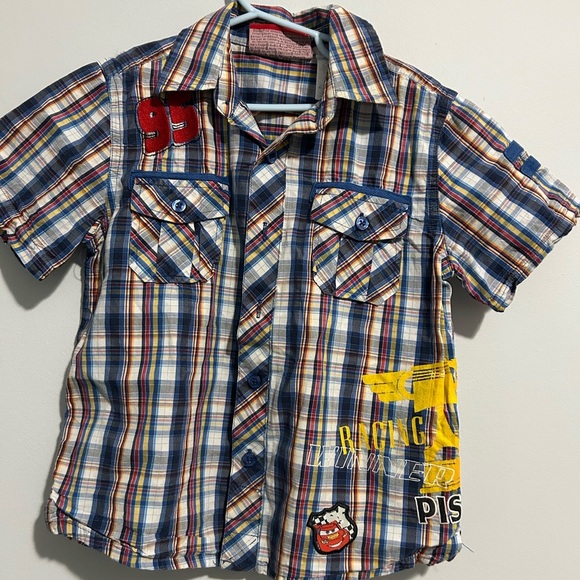 Plaid Multicolor Kids Shirt - Picture 1 of 4